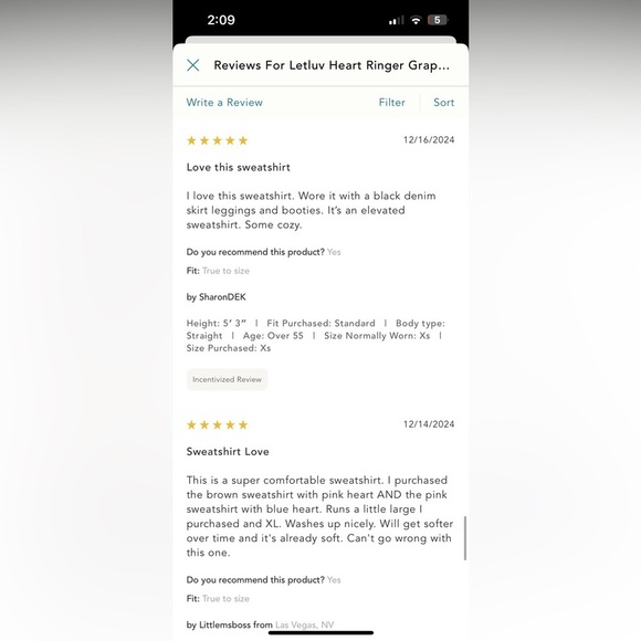 NWT new Anthropologie letluv heart lightweight sweatshirt XS brown pink - Picture 14 of 16